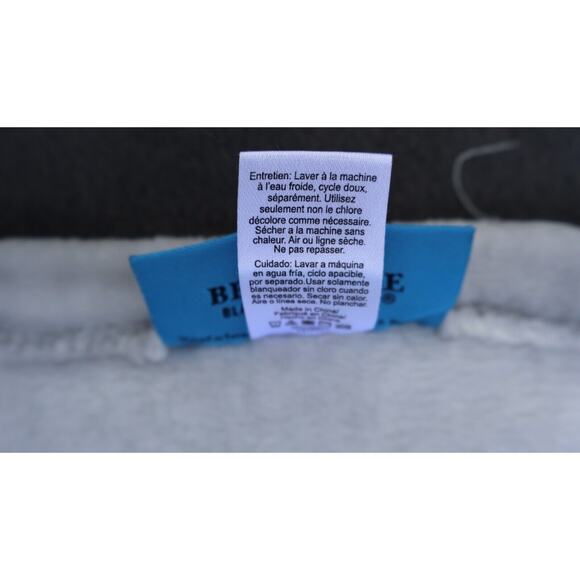 PEANUTS Snoopy Woodstock Plush Throw Blanket 60X70” Flowers Grey Super Soft - Picture 10 of 10